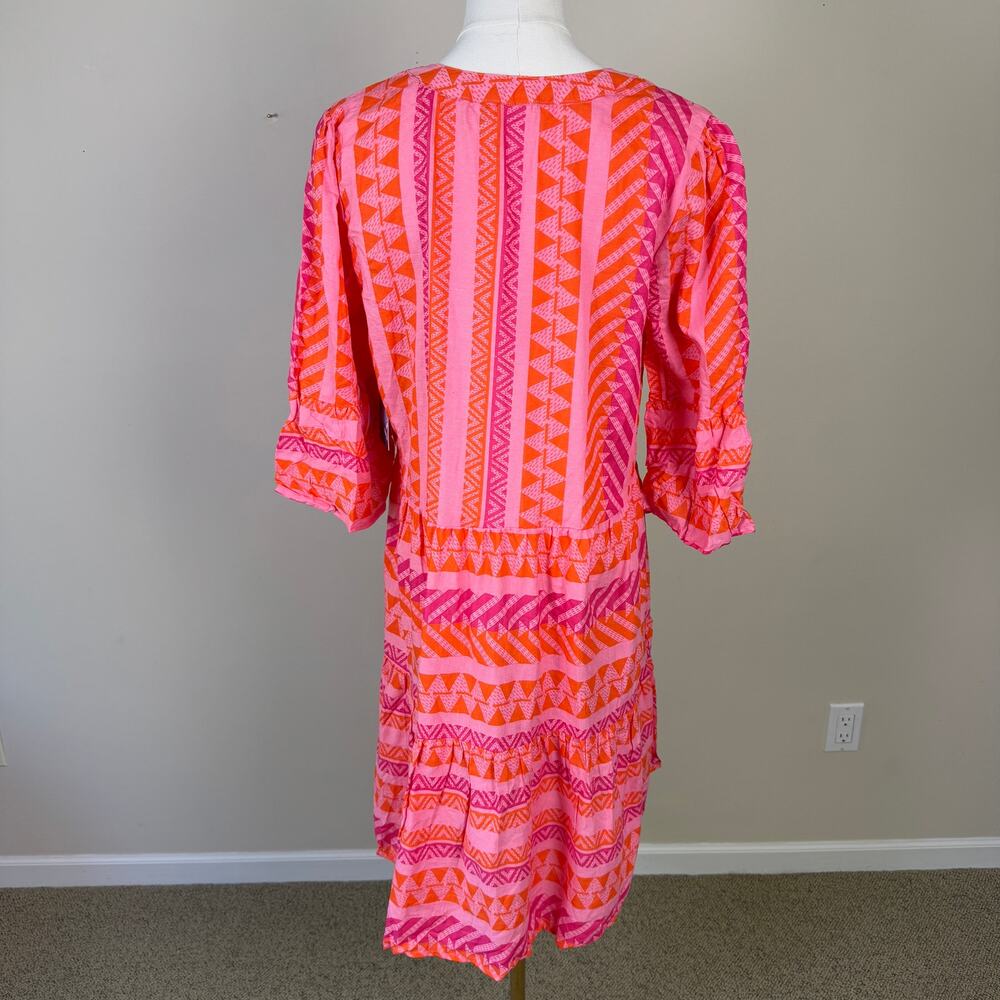Goa Beachwear by Japna Boho Flowy Mini Dress US Women's XS - Picture 2 of 7